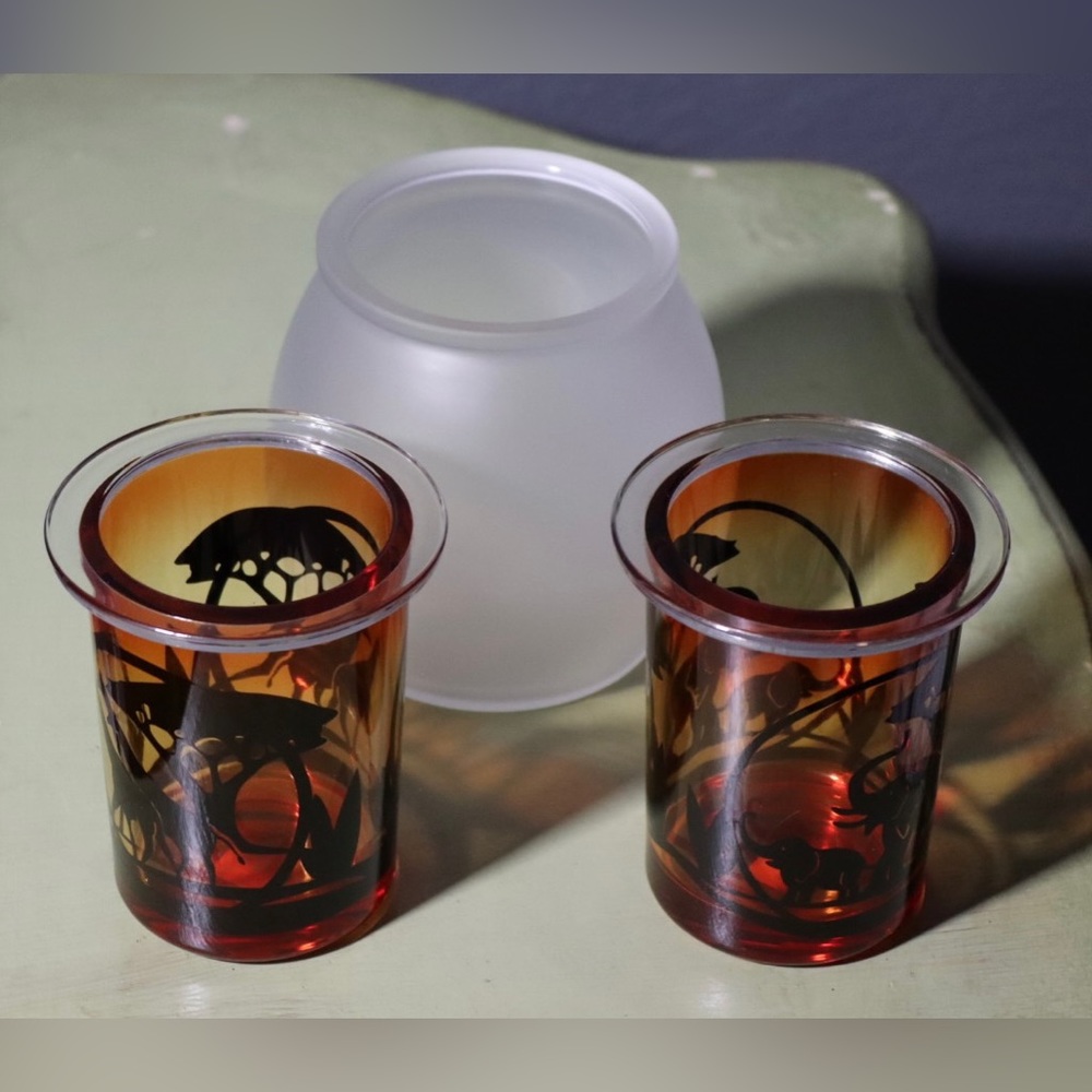 Partylite Savannah Sunrise tea light holder